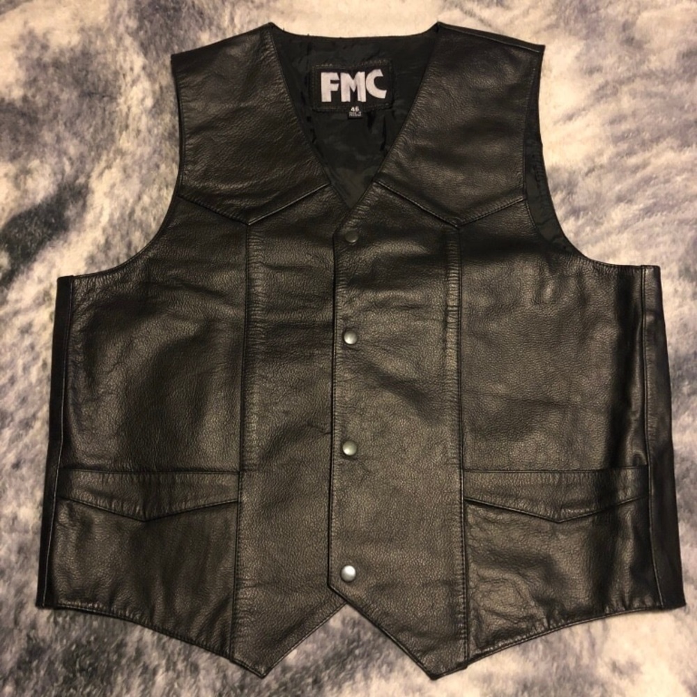 Leather Vest by FMC